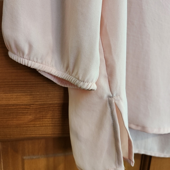 Forever 21 Pink Sheer Blouse, size L - Picture 3 of 4